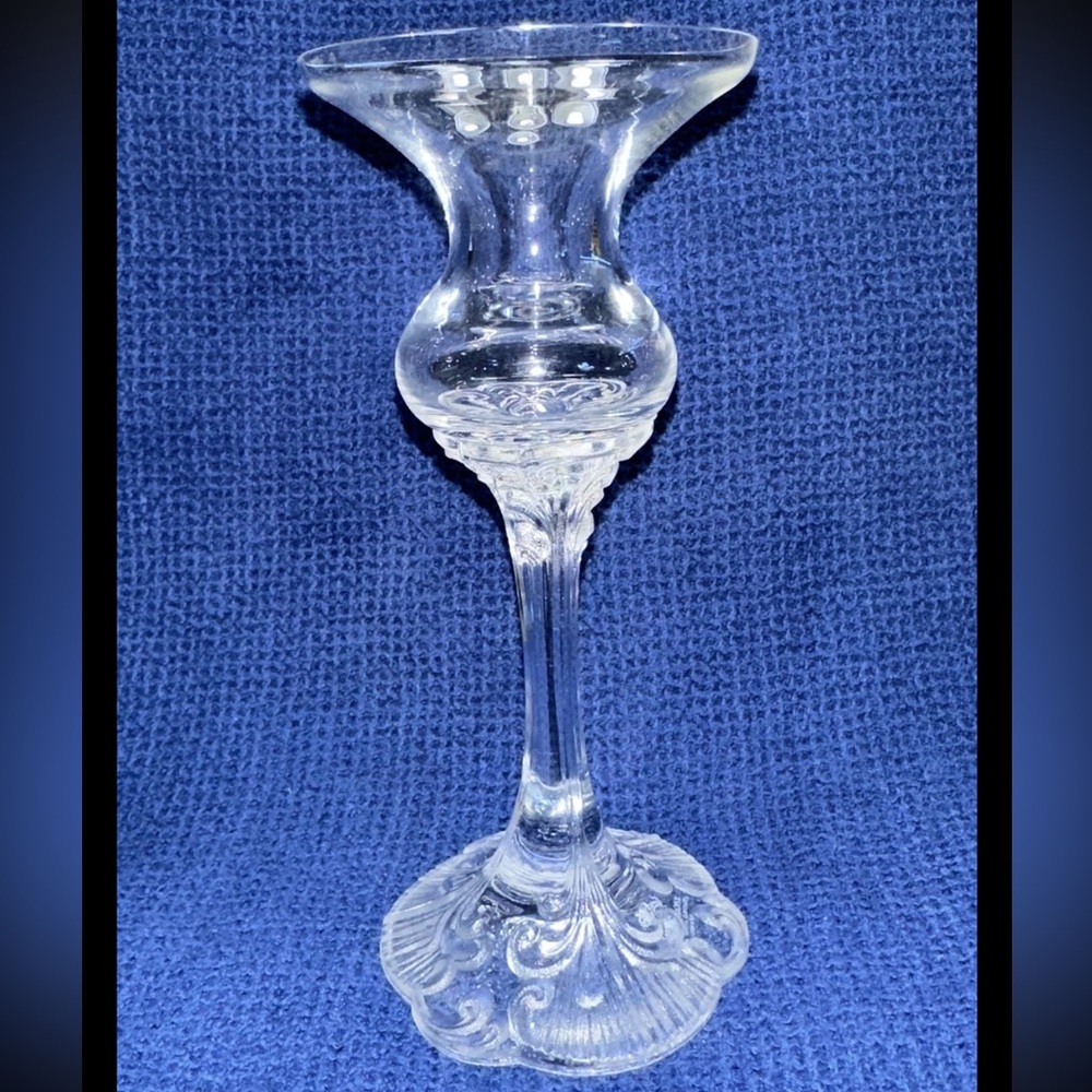 VTG Rosenthal Group Monbijou Design Rose Collection Crystal Candlestick Germany